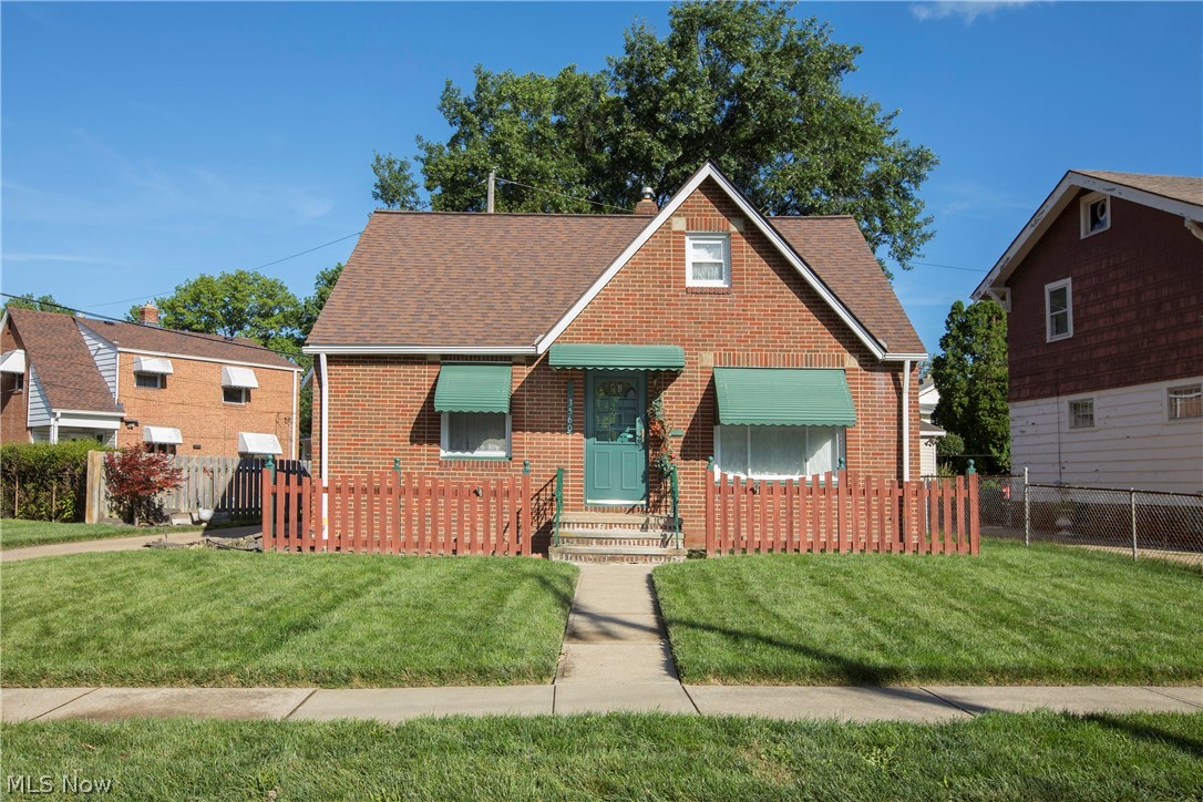 Welcoming brick bungalow in the heart of West Park! Beautiful natural woodwork and hardwood floors throughout. Home features a relaxing living room with coved ceiling, retro eat-in kitchen with built-in shelf and all existing appliances. Two nice sized first floor bedrooms (one with dual closets) and a full bath with tub/surround and modern fixtures. Spacious second floor master bedroom with large closet, sitting area and knee wall storage. Lower level features a paneled recreation room, laundry area and additional storage. One car detached garage. Meticulously maintained and landscaped with a partially fenced in yard. Updates include: 100 amp electric panel, newer vinyl windows, glass block windows, new central air conditioning and hot water tank. Conveniently located near schools, shopping, highways and the airport.