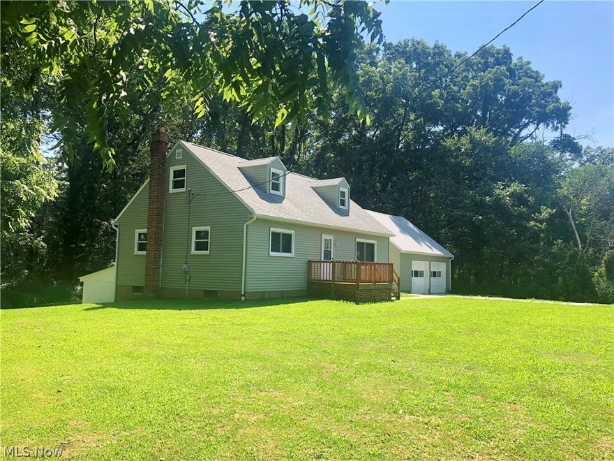 Country living. Private back yard. Just shy of 1 acre. Norwayne Schools....what more could one ask for?  This nicely updated 4 bedroom, 2 full bath home with nearly 1500sf of living space could be yours!  Newly refinished gorgeous hardwood floors, spacious renovated kitchen includes Schrock soft close cabinets, new countertop and sink; newer vinyl windows throughout, new well pressure tank, new hot water heater, renovated bathrooms, new concrete patio between house and garage, new front and side door entry decks. The 2 car garage has a walk up overhead storage loft.  The only thing missing is YOU!