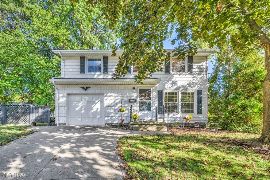Tucked at the end of a quiet cul-de-sac just minutes from downtown Cuyahoga Falls, this 4-bedroom, 1.5-bath home offers a rare opportunity for buyers looking to create equity while customizing a home to fit their lifestyle. With a functional floor plan, generous room sizes, and a great location, the possibilities here are easy to see.

Inside, the spacious living room welcomes you with warmth and flexibility—perfect for relaxing evenings or entertaining guests. The adjoining dining room offers an ideal gathering spot for family meals and celebrations, flowing seamlessly into the kitchen that’s ready for your design ideas. A convenient half bath and mudroom off the kitchen add practicality and convenience for today’s busy households.

Upstairs, a unique split-level layout provides both privacy and versatility. Two bedrooms on the first level are ideal for children, guests, or a home office. A few steps up, you’ll find the updated full bath, plus the primary and fourth bedrooms—each with generous closet space and plenty of natural light.

Step outside and enjoy a backyard designed for connection and relaxation. The private patio is perfect for outdoor dining or quiet evenings under the stars, surrounded by mature landscaping. The attached garage, handy storage shed, and partially finished basement offer even more space to tailor to your needs—whether that’s a home gym, playroom, or creative workshop.

With close proximity to local parks, schools, shopping, and the vibrant downtown area—plus easy access to Cuyahoga Valley National Park—this home blends location, lifestyle, and opportunity.

Bring your vision, add your finishing touches, and watch your investment grow. Recent updates include the Hot Water Heater (2025), Attic Fan (2024), Gutter Screens (2024), Furnace fan pilot, and induction fan (2024). 

Schedule your private showing today and see the potential this classic colonial has to offer.