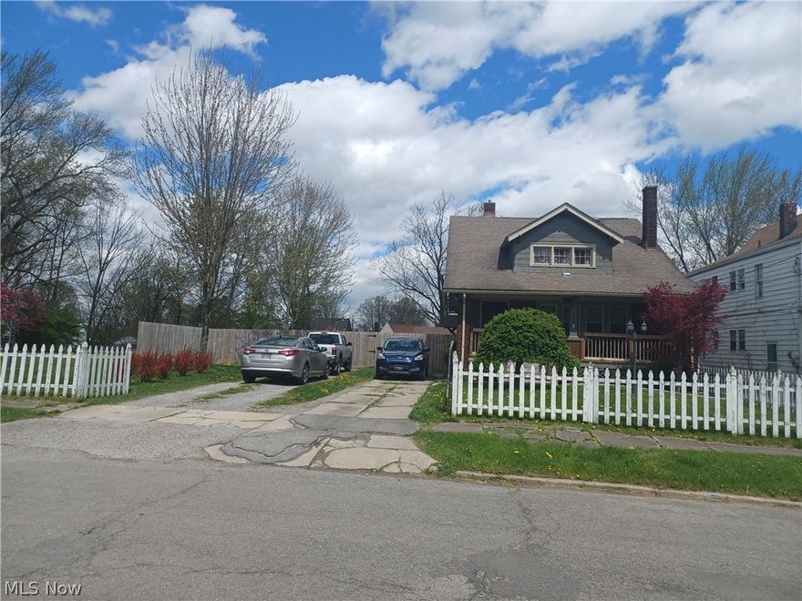 3 full lots, white picket fence and perfect landscape in front with darling covered carpeted porch & privacy fenced in back yards, stunning huge deck with pergola off kitchen & master bedroom! Exterior redone 2 yrs. ago. Interior is stunning with fresh classic paint, heavy crown molding, newer windows, hardwood flrs, & wood work. 24 ft. Livingroom , ventless fireplace, huge grand formal dining room can seat 12, Custom Kitchen with appliances that stay, 1st. floor Primary bedroom, master full bath, & French door to covered deck & fabulous privacy fenced back yard. Room sized & lay out are great! home was a duplex, now great family home with so much space & special features! Full remodeled guest bath on 1st. flr. Upstairs has another huge bedroom , another full remodeled bath, 3 rd. big bedroom, wonderful office/den/baby room and an open tiled space with tile floors & great woodwork for extra space & room.  The basement has finished interior walls, was used as tool room, rec. room, 2 extra bedrooms before. laundry area. updated GFA/CA, new HWT, updated electric at breaker box * thru out home. almost every window is replaced.  There was a bath in basement before but now removed. Shed is new, fencing new, ext. paint 2 yrs. fire pit and seats in back yard. plenty of room for children & pets & fun! Extra parking for anything too within the privacy fence. Almost 1/2 acre of peace! Many more details not listed here, make your appointment today.