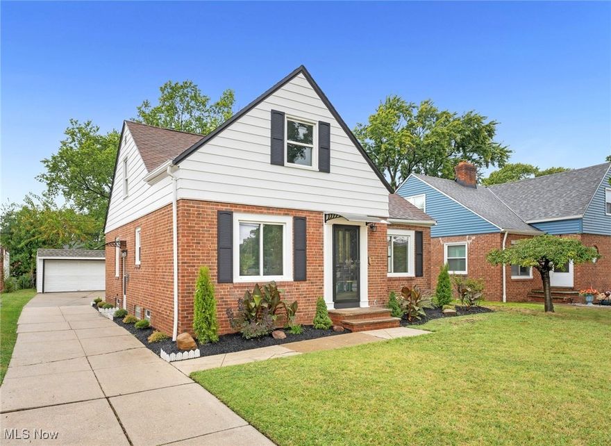 Welcome to 29601 Lakeshore Blvd in Willowick, a fully renovated 4-bedroom, 2.5-bathroom home offering modern updates and timeless style. This total rehab includes all-new flooring, paint, fixtures, counters, cabinets, electrical, heat to the upstairs, and more, creating a fresh, move-in-ready experience. The bright kitchen features granite countertops, sleek cabinetry, and a cozy eating area, while the living room is enhanced with rich hardwood floors for added warmth and charm. 2 of the 4 bedrooms are downstairs and share the 1st full bathroom. Upstairs, you will find the other 2 bedrooms are spacious with plush carpeting and there is a half bathroom for convenience and comfort. The finished basement provides additional living space, perfect for a family room, playroom, or home office and also includes the second full bathroom with tile shower and mosaic tile floors. Outside, the detached 2-car garage has brand-new siding and a new roof, along with updated curb appeal that makes this home stand out. With thoughtful renovations throughout and a functional layout designed for today’s lifestyle, 29601 Lakeshore Blvd is a beautifully updated property in a desirable Willowick location.