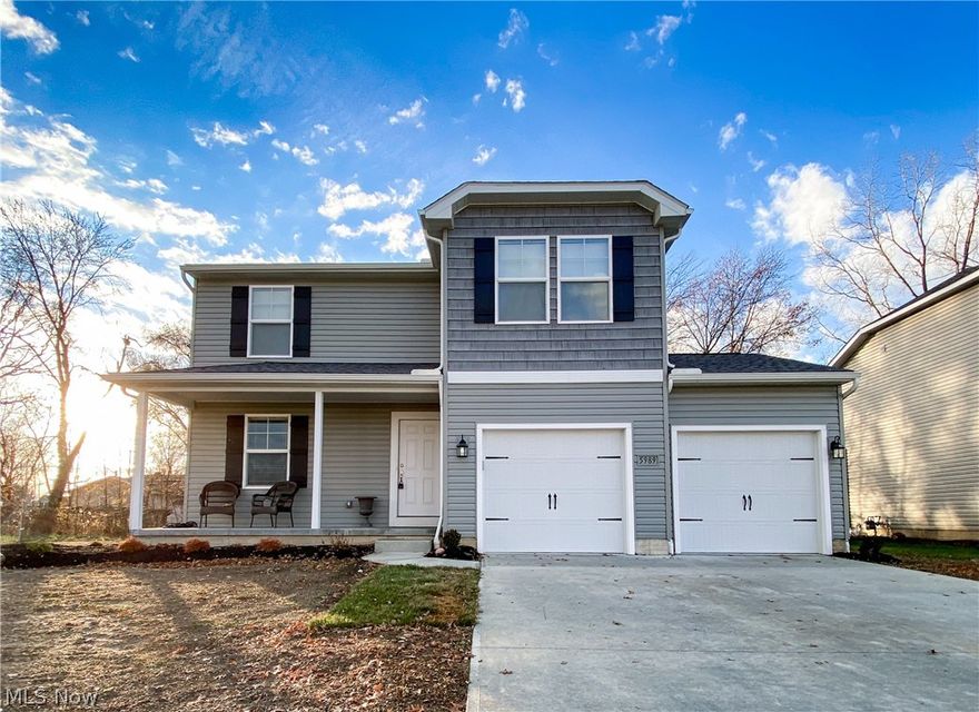 Want to buy a new build home but don’t have the time to wait for it to be built? Well here is your answer! Beautiful 4 bed, 2.5 bath colonial situated in Lighthouse Estates with no HOA! The exterior has immense curb appeal with Flagstone siding and Moon Rock shake accents. Luxury vinyl flooring throughout the open floor layout and honey beige carpeting run through the entire upstairs. Soft close cabinets, stainless steel appliances, and beautiful granite countertops make the kitchen an absolute dream. All bathrooms also feature granite countertops as well as fiberglass tub and shower units. The master suite feels incredibly large with high ceilings, large master bathroom with soaking tub, and a huge master closet. The other bedrooms share a beautiful full bathroom and smack dab in the middle of it all you have a second floor laundry with washer and dryer included. Home is energy efficient with 92% efficient Goodman furnace, high efficiency 50-gallon hot water tank, and 13 Seer A/C unit