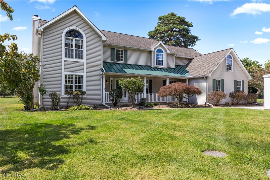 Stunning home boasting over 3,400 sq. ft on over an acre (that backs up to protected Metro Park property, so it makes it appear even larger!) ATTACHED side load 2 CAR GARAGE AND A DETACHED 3/4 CAR GARAGE/workshop! GEOTHERMAL HEATING! Nestled in what feels like a country setting but placed literally minutes from highways, parks, shopping, medical and more! Stunning curb appeal tucked away from the road and plenty of parking for guests with a recently added concrete turnaround! Two story foyer entry. Versatile floorpan with so many options for your living needs. Living room and family room! Family room has a gas fireplace. Eat in kitchen with island, tile backsplash, stainless steel appliances! Formal dining room. First floor office or bedroom. Nicely equipped laundry room on the main level. Upstairs you'll find 4 ample sized bedrooms and the most beautiful bonus room over the garage! This room would make for a great rec room/play room or even a potential second floor efficiency/guest suite! Owner's suite has vaulted ceilings and a private full bath! Unfinished basement has a sauna! HUGE backyard deck complete with a gazebo and an above ground pool! A great value for the land/location and this sq. ftg!