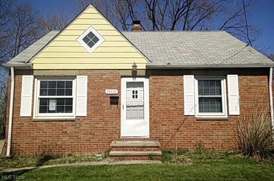 MUST SEE!! This Brick Bungalow boasts over 1053 sq. ft with finished rec room in basement.  3 Spacious bedrooms; 1.5 Baths.  Kitchen has an abundance of white cabinetry and counter space. Great Location - Easy access to I 90 and 271.  Nice starter home; schedule your showing Today and make this your home!!  No seller repairs