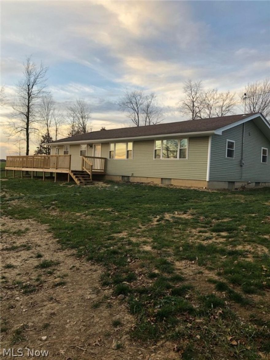 Private location, property has Columbia Gas & county water. Spacious open concept totally renovated in 2020.