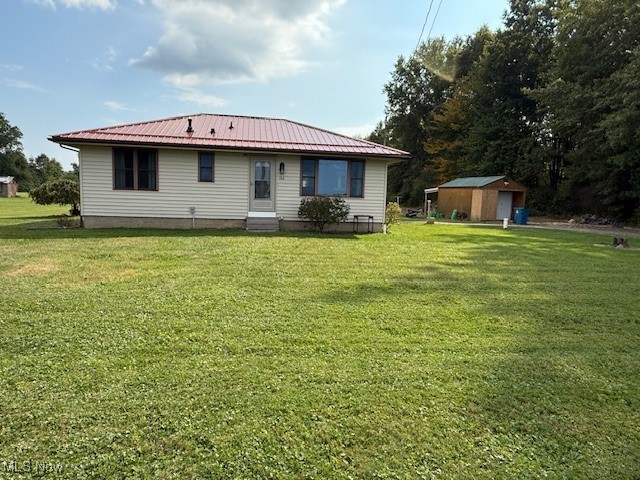 Welcome to the kind of property that rarely hits the market — a perfect blend of comfort, privacy, and wide-open space. This charming 3-bedroom, 1-bath home offers everything you need for serene country living, modern convenience, and room to grow — all nestled on an impressive 26 acres of picturesque land. Whether you're looking to start out, need space for outdoor recreation, or simply crave a peaceful setting far from the hustle and bustle, this property delivers. Step inside to a warm, inviting layout that maximizes every square foot. The heart of the home - the kitchen, will instantly impress. Designed with both function and style in mind, it features sleek stainless steel appliances, ample counter space, and mobile wheeled cabinetry that makes cooking and entertaining a breeze. The spacious living area welcomes natural light and offers cozy spaces for gathering, relaxing, or simply enjoying quiet moments. Each of the three bedrooms offer restful layouts, while the full bathroom is tastefully updated. What truly sets this property apart: the 26 acres of usable land that surround the home. Imagine waking up each morning to the sights and sounds of nature — no traffic, no noise, just fresh air and peaceful views in every direction. The acreage is a mix of open pasture, pond, multiple outbuildings and woods, making it ideal for a variety of uses. Recent updates include new septic system 2020, hot water tank 2020, heating and air conditioning in 2021, new metal roof 2021, sump pump 2025.