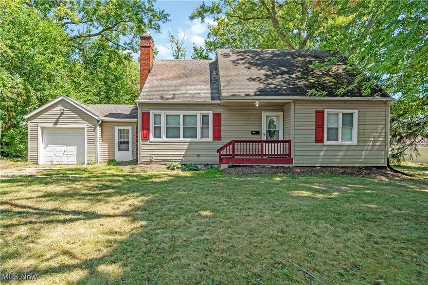 Love where you live! Welcome to this spacious and inviting bungalow nestled on a rare double lot, offering a peaceful retreat surrounded by mature trees and exceptional privacy. From the moment you arrive, the home's adorable curb appeal sets the tone for the warmth and comfort found within. Step inside to a bright and cozy living room featuring a beautiful fireplace—perfect for relaxing evenings. The eat-in kitchen provides ample cupboard space, ideal for both everyday living and entertaining. The main floor includes two comfortable bedrooms and a full updated bath, all complemented by brand-new flooring and fresh paint that enhances the home's fresh, modern feel.
Upstairs, you'll find an enormous master bedroom that offers plenty of space to create your own private sanctuary. New plush carpeting adds a touch of luxury to this upper-level escape. Finally, if you're still in need of space, the enclosed porch provides the perfect spot for housing plants or relaxing to enjoy the fall evenings. Don’t miss this unique opportunity to own a charming home with room to grow—inside and out. Schedule your private showing today!