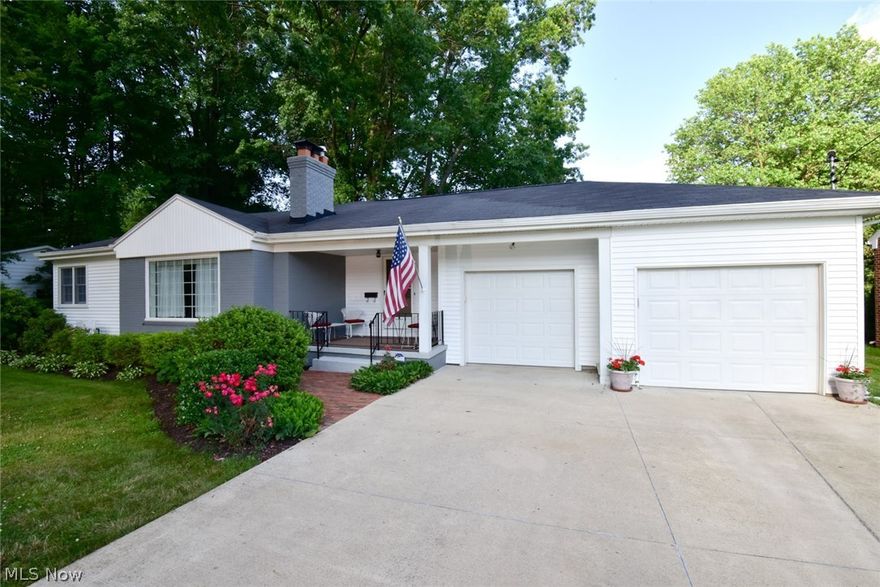 A Diamond is a Diamond! Come see this meticulously well maintained 3 Bedroom 1.5 Bath home. Welcoming front porch. Gracious Entry Leading to Entertainment Living room/Dining room option, Gas FP. Generous walk through/Dining area. Hardwood Floors! Upscale newer sparkling kitchen. Breakfast bar. Stainless steel appliance! Relaxing Family Room - options for furniture placement. Natural woodwork & light through out. Ceiling Fans. Excellent floor plan. Knotty Pine basement ceiling. Oasis fenced backyard with extended 22x16 deck. 2 car attached extended garage for extra extra storage. Brick Patio. New England Shed.