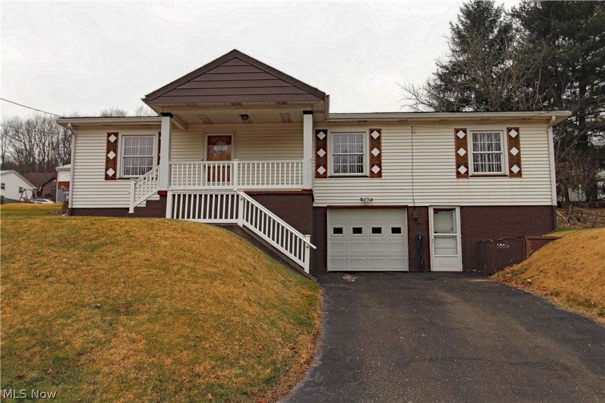 Three bedroom ranch home with the potential of 4th bedroom that was modified with a shower. Stove, refrigerator, washer, dryer included. Shed, tractor.