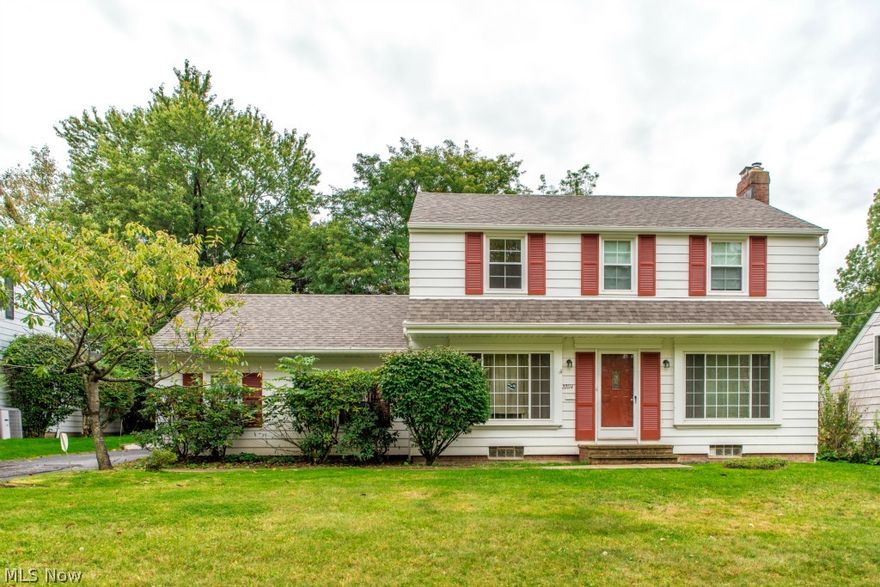 Spacious four bedroom Colonial with updated hardwood floors throughout. Lovely open Kitchen with granite countertops and back splash and tile floors. It opens up into an Eat-In area, then to the adjacent Family Room lined with windows and sliding patio doors. Welcoming you onto a large deck. Bonus room or office on first floor. **HOME WARRANTY** Updated bathrooms with granite & ADA toilets. Partially finished basement that is waterproofed inside and out.. Updates include Brand New Roof, gutters, all new windows, exterior painting, newer hot water heater and newer AC/Furnace. Great family home - Beachwood schools. Close to Van Aken, across from Canterbury Country Club. A little elbow grease will make this home shine!!