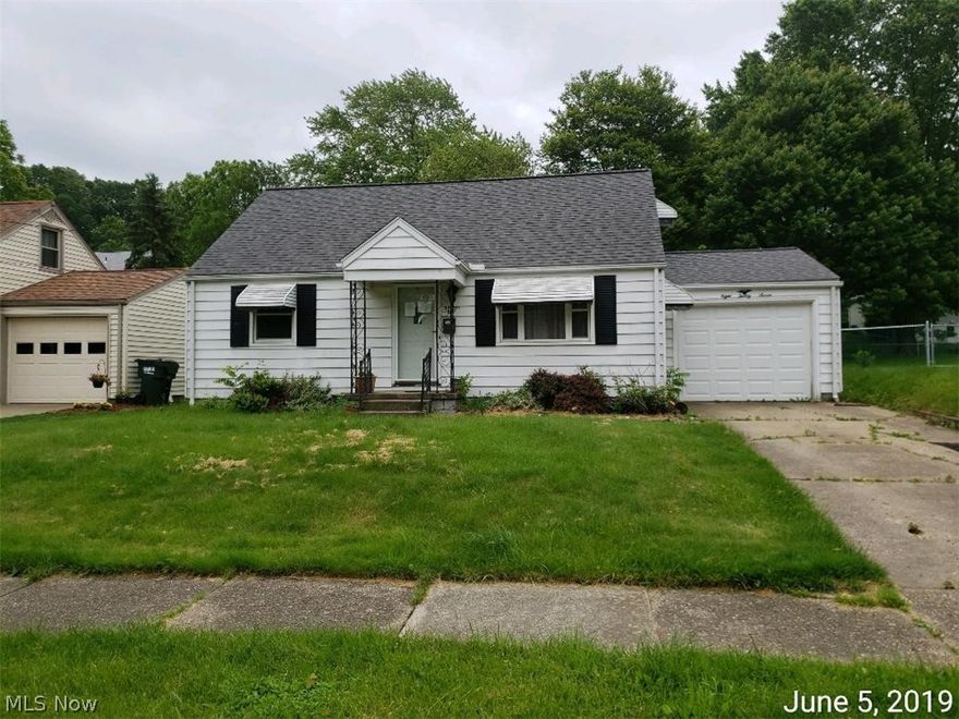 Great opportunity on this bank owned  cape style 3 bedroom home in nice Massillon neighborhood. Attached garage.  Fenced rear yard with storage shed.   Sells as-is.  Cash offers require 10% earnest money Financed offers require 1% or minimum $ 1000 earnest money. Earnest money to be payable to and held by seller's title company. May require cash deal or a form of rehab financing -  Does need some fix up. Seller does not activate utilities. If utilities needed for inspections or appraisal, buyer to arrange turn on and pay all associated utility costs. Seller cannot make any repairs or consider any concession.