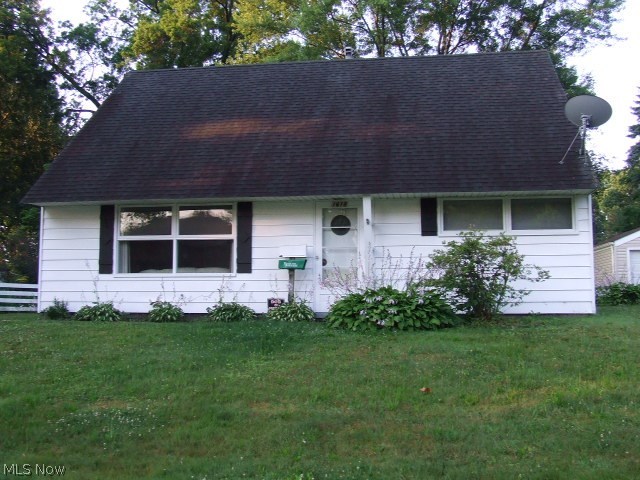 Well-kept 4 Bedroom, larger Cape Cod with eat-in kitchen, large living room, sun room, two bedrooms, full bath and laundry on 1st floor. Upstairs is two more large bedrooms. Large, 1/4 acre lot with detached 1-car garage. Some newer windows. Roof 07 . All appliances stay including washer and dryer. Backyard backs up to Indian Mound Park. This great house can be yours, make your appointment to view it today!