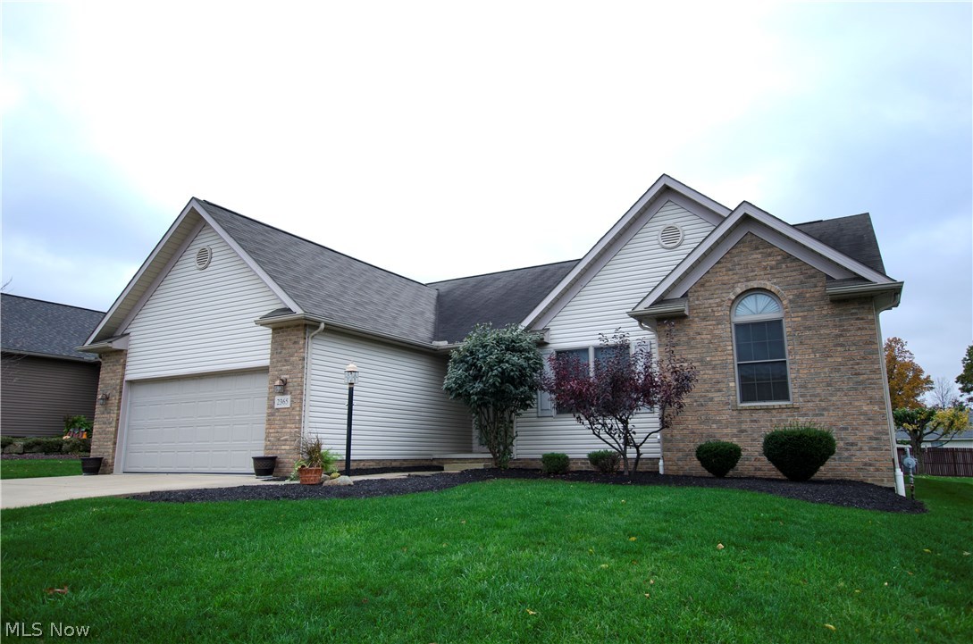 Come see this beautiful custom built, one owner, ranch home in University Village. Completely turn key, just bring your furniture! This home boasts over 1800 square feet of living space with an open floor plan and vaulted ceilings. The large eat-in kitchen has ample counter space and large walk-in pantry. Enjoy the beautiful gas fireplace in the cold months and the huge covered patio in the warmer months. Storage can be found throughout this very well cared for and super clean home. Enjoy easy one floor living with a first floor laundry. The large master retreat has a generous walk-in closet and bathroom featuring double sinks and a large jetted tub. The bonus room could be used as another sitting room, office or whatever your heart desires. The large 12 course basement could easily be finished for added living space. The large over sized garage is fully equipped with electric, a drain and both hot and cold water, ideal for car washing. Just a short walk away, you will find a neigh