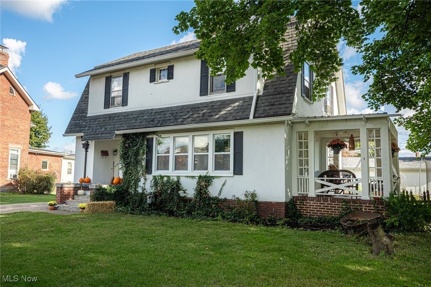Welcome to 540 Cambridge Road. This charming 2-story stucco home offers you 4 spacious bedrooms and 2.5 baths. Step inside to find a large, cozy living room with a fireplace and oddles of natural light...the central gathering place for family and friends. Kitchen has all stainless-steel appliances and will convey to you at closing. The kitchen is connected to the adorable dining room that will have you talking about your day and making memories over a meal. The home has been thoughtfully updated, featuring some newer windows on the main level, and a newer roof for peace of mind. The dry unfinished basement provides a blank canvas, ready to be transformed into additional living space. Upstairs is carpeted but seller was informed that there is hardwood underneath. Enjoy the outdoors on the side porch or the fenced-in back yard, ideal for play, pets, or relaxing evenings. For the hobbyist or car enthusiast, this property includes not one but TWO detached garages...a 1-car garage and a 2-car garage, the latter with a wood burner. This home blends comfort, character, and practicality, making it a perfect home for YOU. Sellers have never used fireplace. Pictures of the garage to come.