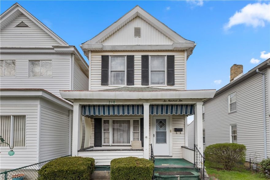 Welcome to 210 Grant Street in Newell, WV—an affordable opportunity in a walkable neighborhood just minutes from everyday conveniences. This 2-bedroom, 1.5-bath home offers a functional layout with spacious living and dining areas, plus a main-level kitchen and half bathroom ready for your personal touch.
The home is being sold fully furnished, with all contents included—making it an easy option for an owner-occupant, rental investment, or anyone looking to get started without the added expense of furnishing.
Enjoy a covered front porch, a manageable yard, and a location that allows you to walk to nearby community spots. With solid potential and classic character throughout, this property is ideal for buyers looking to build equity over time.
Being sold as-is, this is a great chance to own at an approachable price point and make it your own.