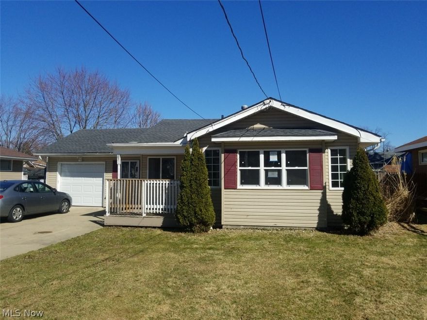 RANCH ALUMINUM/VINYL 1 STORY WITH 1102 SQ FT GROUND FLOOR LIVING AREA AND 1102 TOTAL SQ FT LIVING AREA, BUILT ABOUT 1956. IT HAS 5 TOTAL ROOMS WITH 3 BEDROOMS, 1 FULL BATHROOM, HEATING IS CENTRAL w CENTRAL AIR, 1 CAR ATTACHED GARAGE Property sold AS IS. Equal housing opportunity. FHA insurable w/escrow per HUD Appraisal.