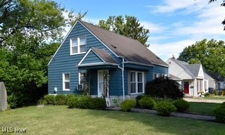 This charming Cape Cod bungalow is move-in ready and full of character. The main floor offers a bright living room with abundant natural light, an eat-in kitchen, two bedrooms, and a full bath. Upstairs, a large dormer bedroom provides extra space and flexibility. The finished basement extends your living area with a rec room, full bath, and laundry zone. All appliances—including washer and dryer—are included, plus a home warranty for added peace of mind. Enjoy outdoor living with a welcoming front porch, back patio, and yard with storage shed. A one-car attached garage with opener adds convenience. Close to shopping and everyday amenities, this home delivers comfort, function, and value in one smart package.
