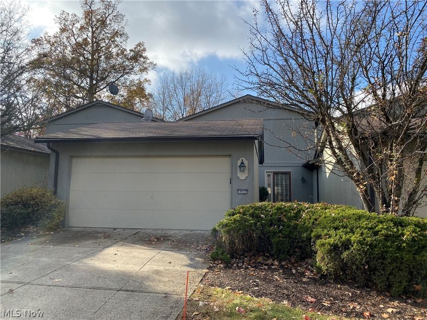 Spacious 3-Bedroom Townhouse Condo with attached 2-car garage, located on a quiet street near the Metropark in Strongsville.   All 3-bedrooms are located upstairs.    Floorplan features Two-full baths upstairs, with a half-bath on the first-floor, which makes this an attractive design!   This Co-Moor Colony subdivision features a community swimming pool & playground for summer fun!!