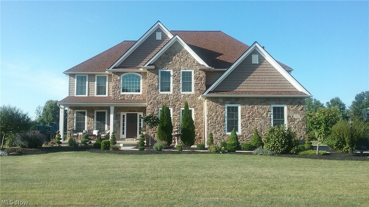 Welcome to your Luxury Dream Home, a Custom Built Garland Griffin 6 Bedroom Home nestled on 2 acres with a wooded rear yard! A welcoming front porch will greet you as you enter the grand 2 story foyer that separates a formal office with French Doors & handcrafted built ins from the formal Living/Dinning Room that boasts a captivating tray ceiling with crown molding! A half bath with a beautiful copper vessel sink can be found off the grand foyer. The heart of this home is the amazing gourmet kitchen with stainless steel appliance, double convection ovens, gas cooktop, Bosch Dishwasher, built in microwave & large walk in pantry! The open floor plan allows an abundance of room for gathering around the kitchen & sunroom or to relax in the great room with the cozy gas fireplace. The fireplace with custom mantel can also be wood burning. The 1st floor features a guest suite bedroom with attached full bath! On the 2nd floor you will find 5 additional bedrooms each with large walk in closets & 3 full baths along with the 2nd floor laundry room. Enter the Master Bedroom through the Double Doors to find a striking tray ceiling, his and her walk in closets and a glamorous Master Bath that features a large oval jetted tub, custom cabinetry, double sinks and chandeliers. You will find high end lighting through out,custom wood shutters, Pella wood windows & sliding door, copper plumbing & zoned heating/cooling which means the 1st fl & 2nd fl have their own furnaces & air conditioning.