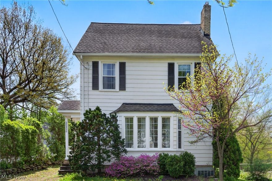 Incredible opportunity to purchase a property in the Mercer neighborhood of Shaker Heights. This charming 3-bedroom, 2-bath home features a light-filled bay window, fireplace, and energy-efficient updated windows. Enjoy a private backyard with patio and a 2-car detached garage with a classic brick driveway. Ideally located within walking distance of Van Aken District shops and restaurants, with quick highway access for an easy commute. Perfect for buyers seeking a great location, well-maintained home in a sought-after Shaker Heights community. House is being sold as-is with buyer to assume POS violations.