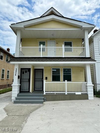 Completely remodeled 3-unit in 44103 has been grossing $3,500/month or $42,000/year! This property EASILY beats the 1% Rule and 10-Cap benchmark. Everything is new, from the roof, siding, vinyl windows, and new concrete parking pads and driveway to all of the mechanicals and interior finishes. There are two 2-bedroom, 1-bath down units, each generating $1K per month. The entire second floor is a 3-bedroom unit with 2 FULL bathrooms and a covered porch. The 3-bedroom unit is currently vacant and listed for rent for $1500, which is what the previous tenant paid. All three kitchens have new cabinets with granite counters and newer stainless steel appliances including fridge/freezer, range, dishwasher and microwave. Each of the three units has Central AC and in unit washers and dryers. Owners pay all utilities and charge tenants a flat monthly fee. Total utility fees were generating $310/month when fully occupied. This will likely increase based on number of occupants who move into Unit 2. LEAD CERTIFICATE valid through April 2027