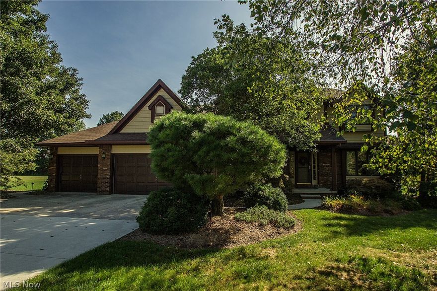 Stunning 4 bedroom, 2.5 bath colonial w/ first floor laundry room is located on a quiet street in Flint Ridge. This home has an excellent floor plan perfect for entertaining inside and out! The welcoming 2 story foyer leads you to beautiful, traditional living & dining rooms. A few steps away awaits the updated kitchen that is well equipped with Cambria Quartz counters, full wall tiled backsplash, newer appliances, built-in planning desk, engineered hardwood floors & bayed eating area.  Step down to the spacious family room and find a brick fireplace, butlers pantry w/ sink ,beamed ceilings and a wall of windows that provide a beautiful view of the backyard with park-like setting. Master bedroom located on the second floor has raised tray ceilings, ceiling fan, two separate closets & gracious en-suite bathroom ( updated in 2014)  that boasts, heated floors, dual vanities, a jetted garden tub & separate shower. The second level also has three spacious bedrooms & additional full bath. Once outside you will marvel in the spectacular backyard- A true paradise complete w/large built-in pool, patio w/bronze ornamental fence surround, enormous deck w/bench seating & in ground sprinkler system --all on a oversized 2+ acre lot!!  Superior quality shows  throughout this spectacular, meticulously maintained  home!  Roof replaced (2001) w/30yr warranty. Furnace/Heat Pump & A/C (2009)   1 year home warranty included!!   Please call today for a private tour of this gorgeous property!!!