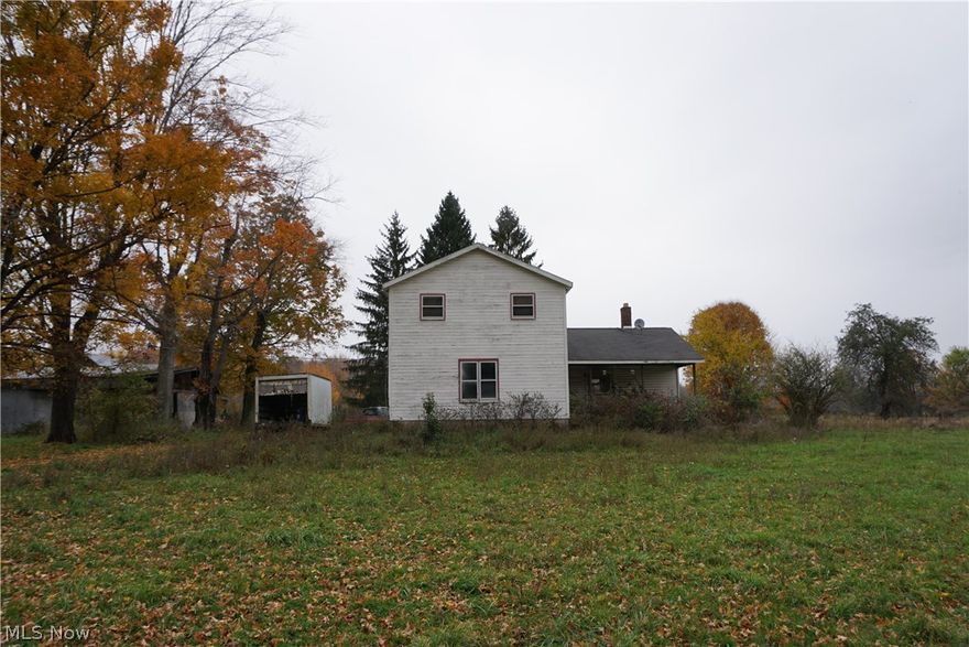 Value  is in  the 30 acres of land. Limited access to the  home. Walk  the land carefully, some tree roots and stumps  are tripping hazards. The barns are open for viewing. Enter cautiously.  The farming equipment will be removed or sold at a separate price. To be sold  as is with no repairs  to the home or barns.