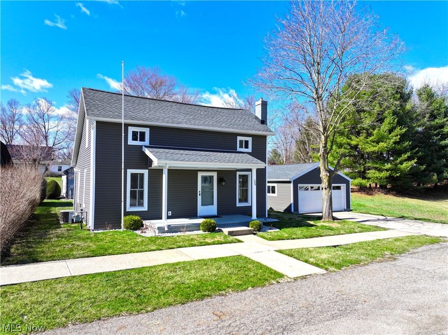 Welcome to this move-in-ready home located at the end of a quiet, dead-end street in Beach City! This 3-bedroom, 1-bathroom home has been thoughtfully updated in recent years, offering a comfortable and functional living space. The main floor features a spacious kitchen and dining room, along with a bedroom, full bath, and laundry. Upstairs, you will find 2 nice-sized bedrooms. The front door leads to a covered porch, while a side entrance provides access to the 2-car garage and backyard. The large backyard features a concrete patio, a storage barn, and raised beds. All appliances, including the washer and dryer, refrigerator, range, and dishwasher, will transfer with the home. Call today to schedule a showing!