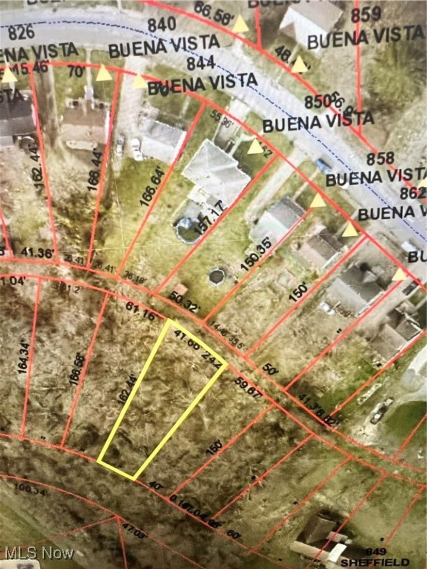 Prime Wooded Lot in Steubenville is conveniently located near State Route 22 in the Buena Vista subdivision, this expansive wooded lot offers endless possibilities. The property can be divided and sold in separate parcels, providing flexibility for potential buyers. While road access is currently unavailable, a private road can be installed to suit your needs. The existing street dead-ends at the last home built, ensuring a peaceful and private setting. Buyers are encouraged to perform due diligence regarding any building restrictions. This is an excellent opportunity to create your dream project in a tranquil, yet accessible location!