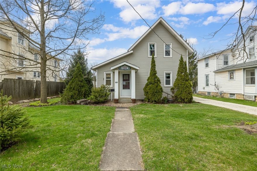 Pride of Ownership is Evident Throughout This Charming 4 Bedroom Home Located Just Minutes From the Heart of Medina Square! Owned by the Same Family for 35 Years, This Well Cared For Property Features Two Bedrooms on the First Floor, Along With a Full Bathroom and Convenient First Floor Laundry ~ Ideal For Those Seeking One Level Living Options. The Home Includes All Appliances, Vinyl Windows and Each Bedroom is Equipped with a Ceiling Fan for Year Round Comfort. Step Outside and Enjoy a Deep Lot That is a Gardeners' Dream, Offering Space to Relax, Entertain or Plant to your Hearts Content. The 2 Car Garage Adds Storage and Convenience, Making this Home as Practical as it is Charming. This is a Fantastic Opportunity to Own in a Prime Medina Location ~ Under $200,000 and Just Moments From Shops, Dining, Parks and the Vibrant Energy of Medina Square!