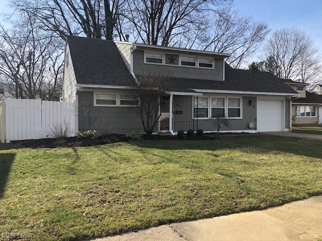 Move right into this renovated home in the Falls! Super clean and bright! No walking thru the elements to get into this house since it has a 1 car attached garage! A fully fenced in back yard, with both privacy and chain link is yet another perk to this special home! The back yard has a fantastic large patio and a fire pit! No worries about the home only having a 1 car garage as the shed in the back yard will hold all of your lawn care items! There are 2 bedrooms down on the first floor two nicely sized bedrooms upstairs! The previous owner and current owner were both meticulous home owners! You will be excited to see a home that is so clean! The kitchen and bathroom were also remodeled in the recent past! The roof was done in 2013, as was the hot water tank! Put this home on your viewing list!
