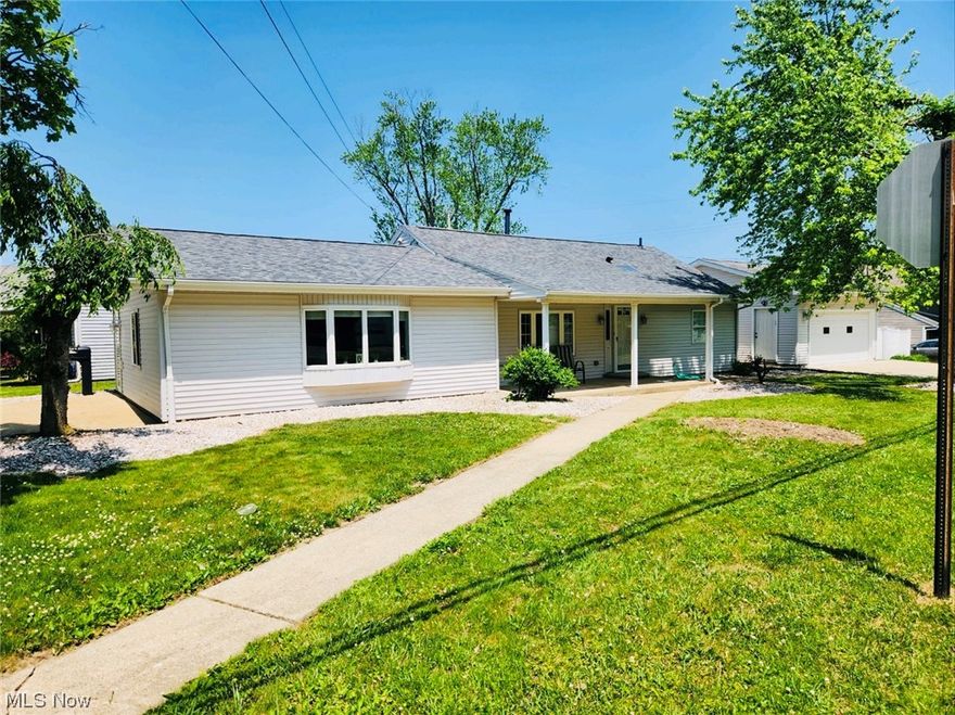 McDonald WOW!!  All one floor living and super close to the McDonald High School & Elementary schools? Do NOT wait on this one folks! You’re gonna love this 3 bedroom, 1 1/2 bath ranch that is very unique with the original garage was converted into a huge living room w/ amazing radiant heated floors! Yes you heard correctly your tootsies will be nice and toasty this winter while you watch TV on your wide screen! The owner also built an oversized 2 car garage right next to the home giving Dad more than enough space for all of his tools, cars & toys! Although the backyard is smaller you will love this completely fenced in space w/an amazing concrete patio that gives plenty of privacy & lets your kids or pets play worry free! The owners years & years of meticulous upgrading & sweat equity can now be all yours for the right price!  3 bed ranch homes in McDonald very rarely become available, & when they do they sell fast! Your carpets have been freshly steam cleaned and you also have a bran