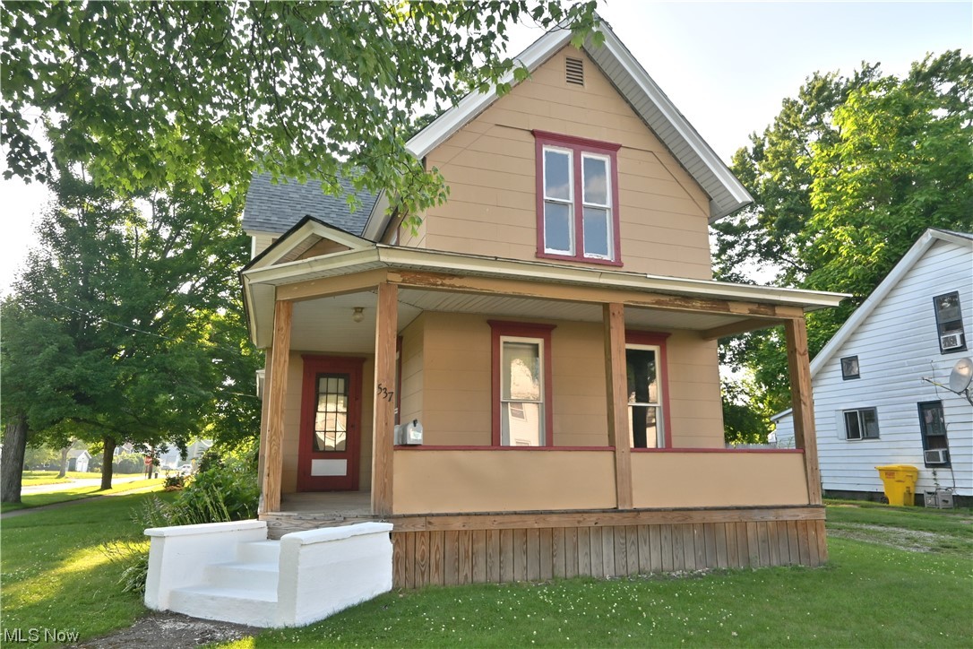 This one has good bones, but a rough-around-the-edge personality. Fear not though, the essentials are covered with a good roof, a great furnace/AC, a dry basement and a 2-car detached garage. There are 4 bedrooms (one on the 1st floor), 1.5 baths and it sits on a corner lot. Break out your toolbox and let the transformation begin!