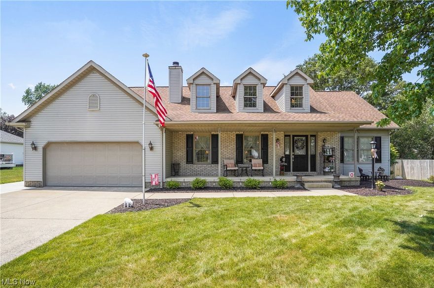 Welcome to the highly desired Subdivision Audubon Ridge. Tucked-away in beautiful Jackson Township.  This lovely home has been in the family for 20 wonderful years.  The 4 bedroom, 2 1/2 bathroom home has been meticulously maintained.  New flooring throughout the main level create a bright and airy feel.  Once you enter the home you will first notice the amazing 17' ceiling.  The dormers/windows  allow for the most beautiful natural light to sweep throughout the entire family room.  Next step into the large kitchen, complete with stainless steel appliances, breakfast bar and quartz countertops.  A bright and beautiful morning room leads to a large fenced in yard and patio, perfect for all of your outdoor entertainment.  Also on the main floor you will find a large primary bedroom with an impressive walk-in closet and ensuite bathroom, a perfect retreat.  Per the auditors site this home is listed as a 4 bedroom home.  There is a another large room on the main floor which is currently be