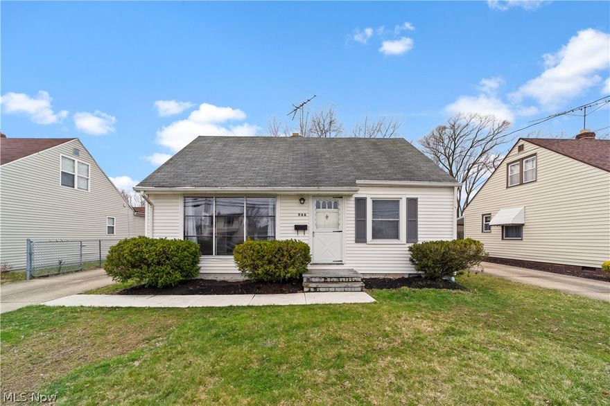 Your perfect match awaits in this meticulously maintained and updated 4-bedroom Wickliffe home. Prepare to be welcomed by the spacious Living Room upon entry, featuring fresh interior paint and newly installed engineered hardwood flooring throughout first floor. Modern updates to the Kitchen include granite countertops, new cabinets and new ceramic tile floors along with a first-floor full Bathroom that promises both style and functionality. Other updates a new microwave and new garbage disposal. With two sizable bedrooms on the main level and an additional pair upstairs, space is abundant. Enjoy the benefits of vinyl windows, a convenient first-floor laundry room, a one-car Garage, and a fully fenced backyard for your family's relaxation. Conveniently close to Shopping, Highways, and the serene shores of Lake Erie, this home offers a blend of accessibility and tranquility. Don't let this opportunity slip away; seize the chance to make it yours today!