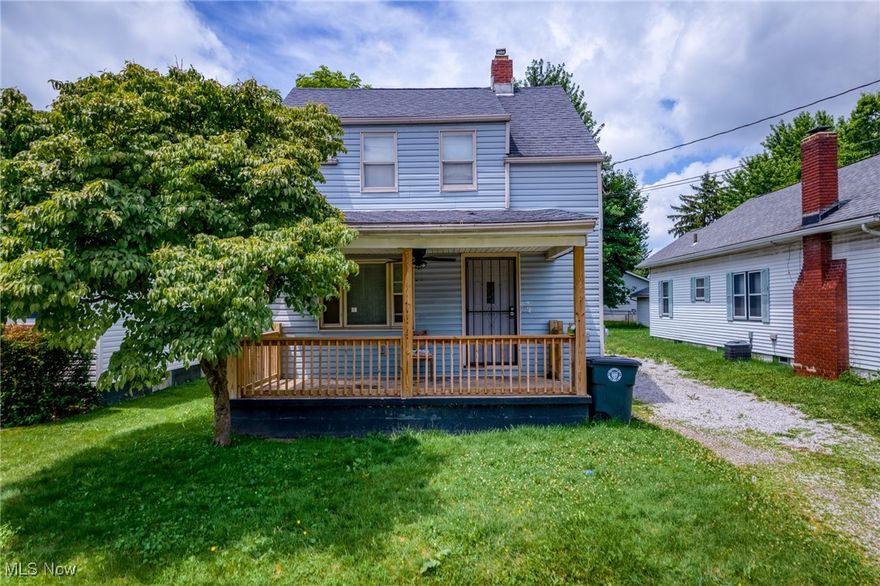 Check out this charming 2-story in Akron, conveniently located just minutes from shopping, dining, and entertainment in the downtown area, with easy access to the freeway. The exterior includes a covered front porch, detached garage, and plenty of off-street parking for guests. The interior features new vinyl flooring throughout the main level. This floor includes a spacious living room, fully-applianced kitchen with new cabinets, and a dining room with direct access to the backyard. Upstairs you’ll find 3 sizable bedrooms and a full bathroom. The full basement offers plenty of storage space and has potential for a recreation room. Other highlights include: updated electrical, updated pex plumbing, and a newer water heater. This house has so much to offer and would make a great place to call home. Call today to schedule your showing!