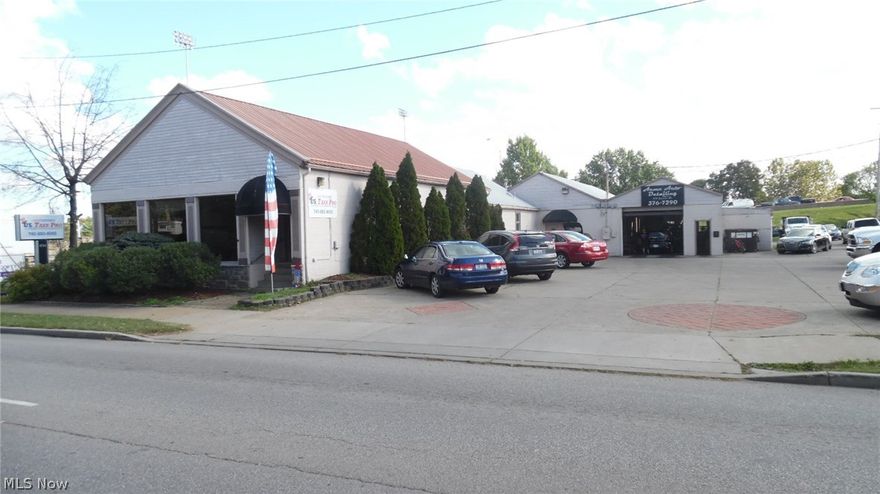 Great office building and Auto Detailing Shop in a very high traffic area on Greene Street next to the Williamstown Bridge. Plenty of off-street parking. Offices were very tastefully remodeled and are ready  for new occupants. Owner would also lease the 2,430 sq. ft. of offices at $4,500 per month plus utilities. Auto Detailing Shop and storage area contain approximately 3,450 sq. ft.