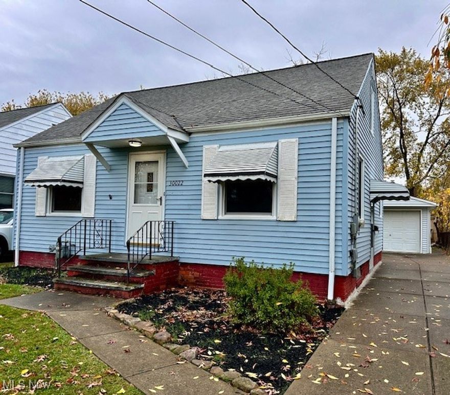 Charming Updated Bungalow! Welcome to your home at 30022 Phillips Ave., where modern updates meet classic charm! This beautifully renovated home boasts fresh, stylish upgrades that make it move-in ready. From the new flooring and updated lighting fixtures to the remodeled kitchen and bathrooms. The layout includes bright, inviting living spaces perfect for relaxing and entertaining. Key features:  Brand new kitchen, Modernized bathrooms, New flooring throughout for a sleek, contemporary look, Ample natural light with updated windows that enhance energy efficiency, Spacious backyard for outdoor living and entertaining Located in a quiet neighborhood in Wickliffe, this home offers the perfect blend of convenience and serenity. Don’t miss your chance to make 30022 Phillips Ave your new address.