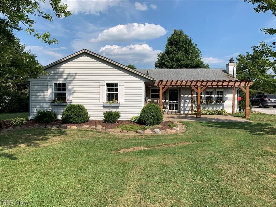 Four bedroom two bath country ranch on 2.7 acres in Spencer Township. Range, refrigerator, dishwasher, washer & dryer included. Wood burner insert in fireplace. Windows are 2015 or newer. Open floor plan. Pavilion & Shed. 24x32 outbuilding/shop has a concrete floor, 220 electric, & water with a 12x20 lean to. The barn was a horse barn and could be used as a horse barn. This home is move in ready.