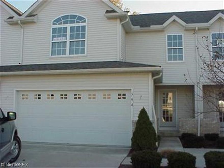 JUST LIKE NEW...this stunning town home has all the upgrades you would need.  Beautiful tiled fireplace, manufactured wood flooring throughout great room and dining area, eat in kitchen with stainless appliances and beautifully appointed countertops/ceramic flooring, first floor laundry,lovely decorated baths, attached 2 car garage, patio off dining/great room area, full finished basement ready for your touch....gorgeous, lovely, like brand new town home.