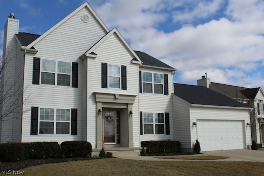 Very MOTIVATED SELLER!!!! JUST REDUCED $10,000! Own this home for 0% Down!!! This property is eligible for USDA financing.
Stunning Colonial in Hunters Run subdivision. This home was built on .39 Acres which is meticulously manicured and features a HUGE outdoor multi level deck and pergola where you can entertain family and friends or just enjoy a private soak in the hot tub. Inside you are welcomed by a beautiful Oak stair case in the foyer leading up to 3 bedrooms. The Master has vaulted ceilings and a luxury bath with jetted tub. On the first floor, the eat in kitchen has abundant cabinet/ counter space and new appliances and a breakfast bar. Huge family room features a gas fireplace. Dry basement. Garage has additional storage area  New Roof, flooring within last 3 years! Custom Built Lofted shed and a treed rear lot line!