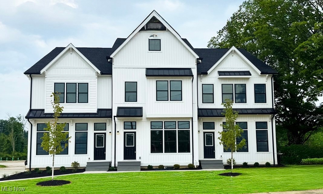 *New Construction in Chardon. Now taking Reservations.*
Welcome to Cider Mill Townhomes in Historic Chardon, Ohio
Discover Cider Mill Townhomes - a blend of luxury and history nestled in the heart of Chardon. Located at the historic Cider Mill site, this exclusive community offers a unique living experience that harmonizes modern sophistication with the charm of yesteryears. Offering a private retreat with exclusive ownership of yards and driveways, a rarity in this historic enclave.
Spacious open concept layouts, thoughtfully designed in a modern farmhouse style with 3 bedroom, 2.5 bathrooms.
Ample storage space with basements and an option to finish for additional living areas.
Limited time offer: $5,000.00 credit towards closing costs or rate buy down on Building #1
Upgraded Finishes: Including Frigidaire appliances, Quartz counters and Luxury Vinyl flooring and more.
Community Amenities: Seamless living with a maintenance fee that cover landscaping & snow removal. With leisure spaces to enjoy peaceful tree lined paths, a private picnic area, and picturesque spots for dog walking.
Personalized Design Options: Custom Finishes, select from a range of personalized finishes to make each space uniquely yours. With Interior Design assistance. Up to 10 hours with our interior designer to guide your selections.
*Now Taking Reservations!!
Step into a world of luxury and timeless heritage.
Contact us to reserve your place in the exclusive Cider Mill Townhomes community today.
110 Cider Mill will be our Model home for 2025. We are building this same design on other lots that are available.