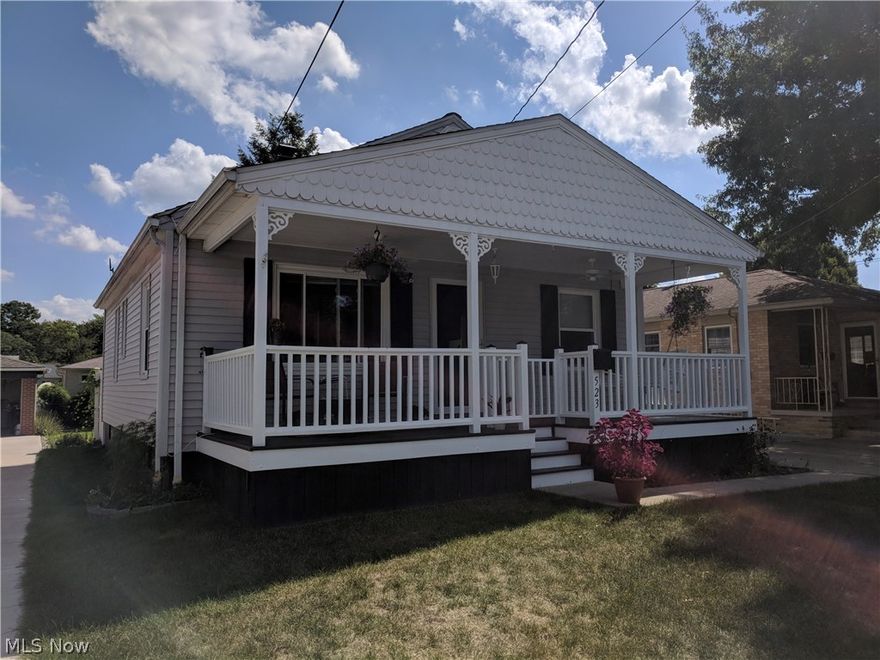 Short Sale ready.  Move in condition and completely updated. Put the key in the door and simply move on in. Mr. & Mrs. clean has lived in this desirable neighborhood of Ellet for 20 years and now relocating. Owners have always taken great care of this gorgeous little home. The living room has a vaulted ceiling with decorative built in shelving and lighting. Beautiful hardwood floors, painted and trimmed in all of the latest colors. The larger bedroom has a sliding glass door that leads out to a concrete patio with extended privacy fencing. The eat in Kitchen bright and cherry with plenty of cabinets and counter space. The basement has a finished room that could be used as a 3rd bedroom or a play room. Scalloped covered porch, siding, windows, roof, electrical approximately 10 years old. If you have been looking for a pristine condition home stop by and buy this one.Minimum contract price 87011.00 no concessions.