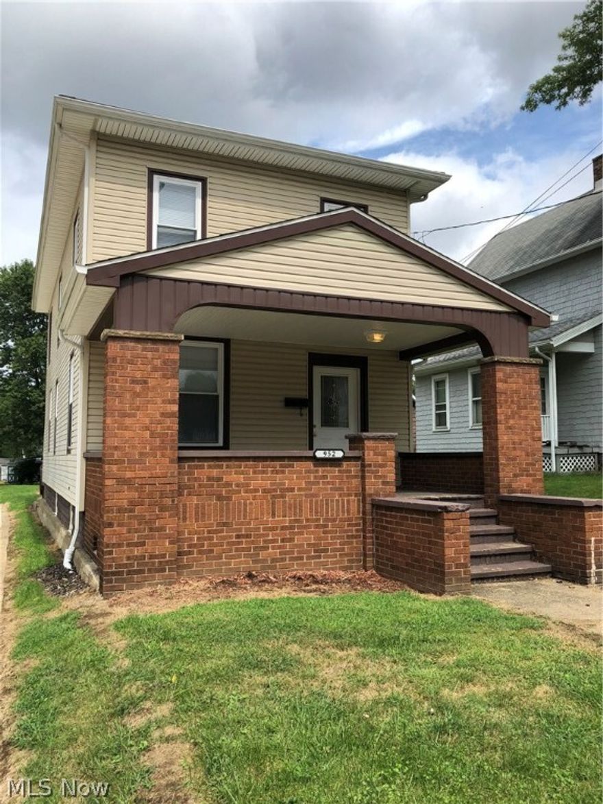 Move-in ready! Newer roof, windows, furnace, water heater, plumbing, electrical, the list goes on and on! Large kitchen with oak cabinets, laminate flooring and all the appliances are included! Both bathrooms have been completely updated as well. Large master bedroom with 2 closets. Great storage throughout home. There is a large brick front porch and a back deck off of the kitchen for outdoor enjoyment. Come check it out!