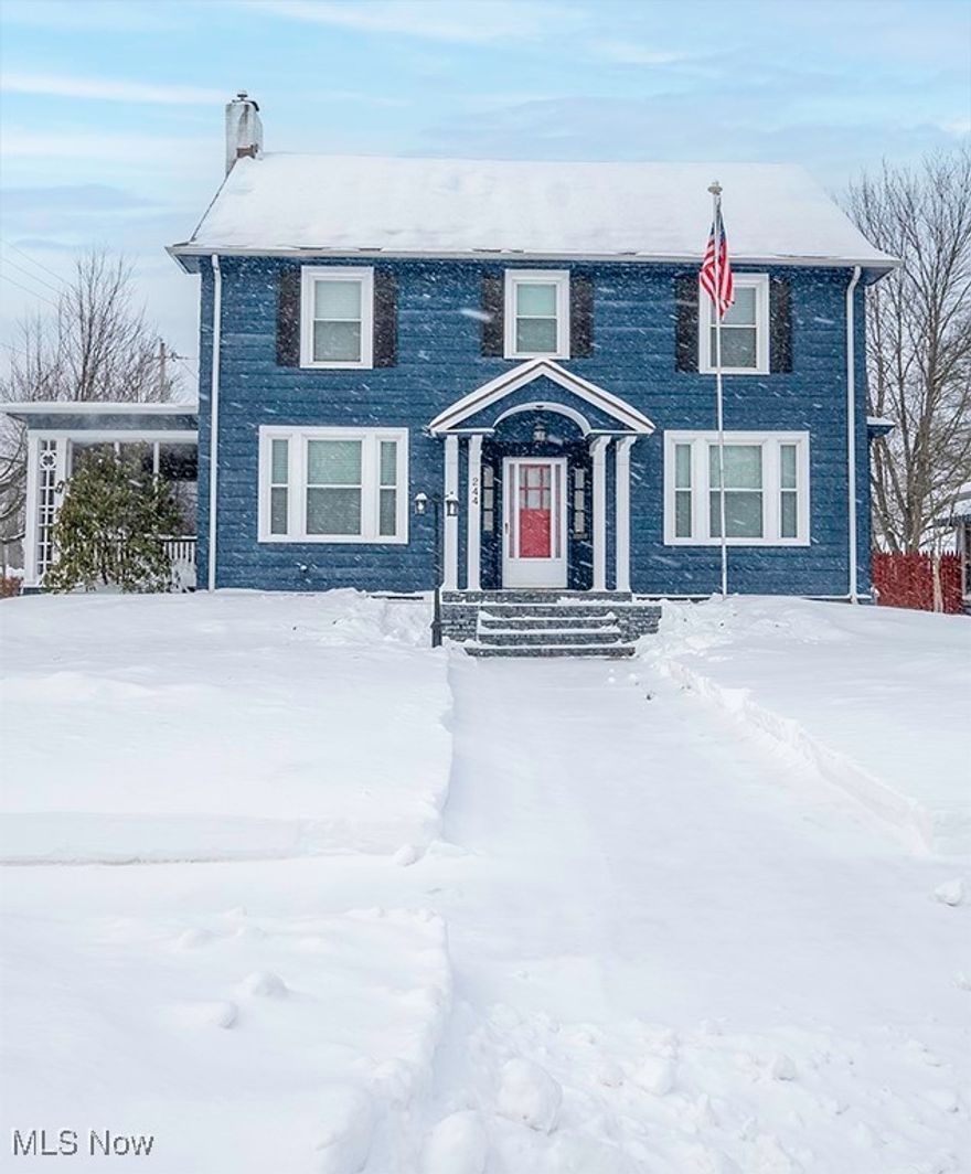 Welcome to this spacious four bedroom, three bathroom home located on the SE side of Warren in a great neighborhood! The first floor offers plenty of living space for the whole family to spread out. The oversized living room features a wood burning fireplace and it leads out into an enclosed side porch to enjoy all seasons in! The kitchen, dining room, pantry and half bath complete the first floor. Upstairs has four great sized bedrooms and a full sized bathroom, in addition to that the third floor has been completely remodeled and can be used as a bonus room, storage, or a fifth bedroom. The basement is partially finished and includes another full sized bathroom and laundry area. When we see warm weather again you'll be a step ahead with an above ground heated swimming pool that was installed in 2018. This home is truly turn key and has so much to offer its new owners! Some other updates include: Roof 2017, Central air 2013, Water Heater 2017, Windows 2010, Vinyl fence 2021 and all new concrete on the drive way, garage and sidewalk 2021. Call for your private showing today!