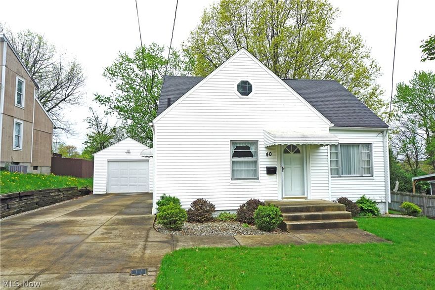 Welcome to 40 E. Catawba, Firestone Park! Hurry to see this well maintained 3 bedroom Cape. Updated kitchen with all the appliances - gas stove new in 2017! Other updates include: furnace 2010, central air 2011, new concrete in 2009, and much more!!