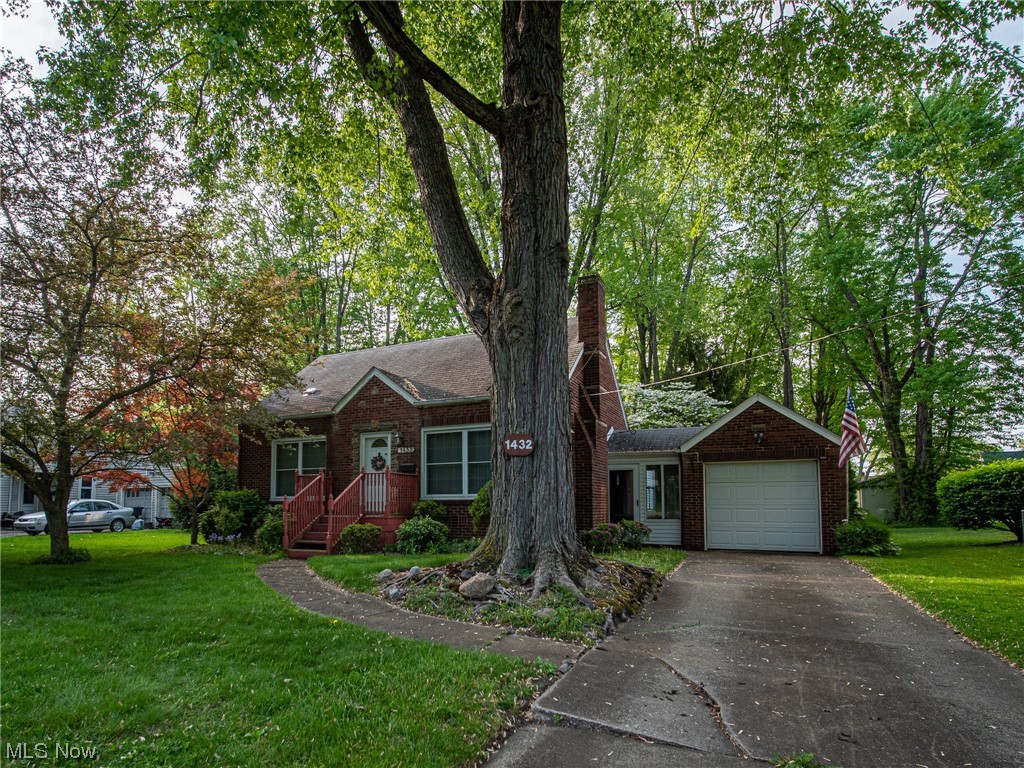 This all brick Cape Cod home is just waiting for a new family to make it their own. The kitchen has been remodeled and opens into the family room addition. The living room has large windows and a gas fireplace. There are 2 bedrooms and a bath on the first floor and a third bedroom with enormous closets on the second floor. There are beautiful hard wood floors in the bedroom and the seller believes there is hardwood under the living room carpet. Between the garage and home is a breezeway that is perfect to use a mud room or to simply sit and enjoy the cross breezes. There is a large wooden deck off the family room offering room to host family gatherings or to sip a cup of coffee and listen to nature. The unfinished basement boasts an extra range/oven with cupboards and a full bathroom.