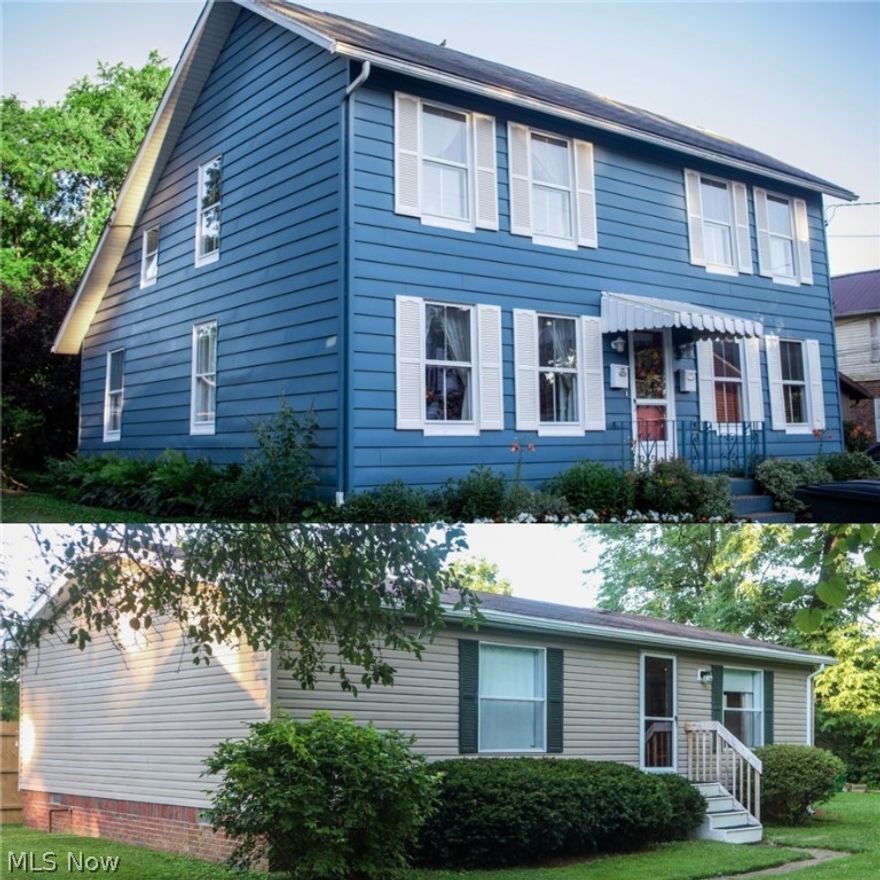 Two single-family homes on one lot in Norwood. Sellers occupy the two-story home at 142 Warner Street and rent the home at 144 Warner Street. The home at 142 Warner Street has 1632 square feet with 3 bedrooms, 2 baths, living room, dining room, kitchen and an office/den. The manufactured home at 144 Warner Street has 936 square feet with 2 bedrooms, 1 bath and a great room under a cathedral ceiling. The manufactured home is on a permanent foundation and has recently been surrendered to real estate. Taxes yet to be determined.