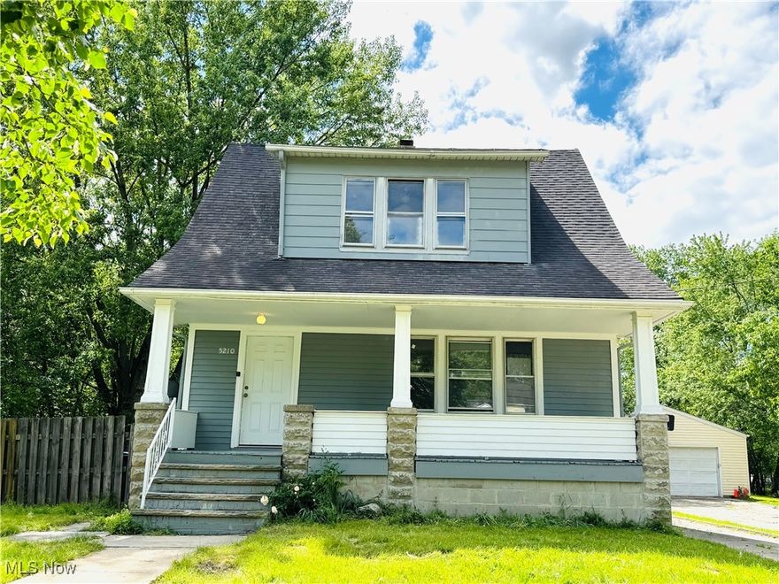 Welcome to this classic, front porch colonial that sits on nearly 1/2 and acre!  This nicely updated property has so much to offer its next owner.  From the inviting covered front porch that is perfect for enjoying quiet evenings with your favorite people to the large backyard that offers endless opportunities to enjoy the outdoors, this is one you don't want to miss.  The first floor features a large living room, functional eat-in kitchen with built-in dishwasher, as well as a first floor bedroom and full bathroom.  On the second floor, you will find the 2nd full bathroom and two nicely-sized bedrooms.  The large basement with glass-block windows could be finished if you were looking for additional living space.  All of the mechanicals are in great working order.  Property is POS-compliant.