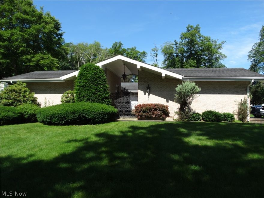 3 bedroom brick ranch with 2 fireplaces, full basement.  Nice sliding doors.  Atrium to enjoy. 2 car attached garage